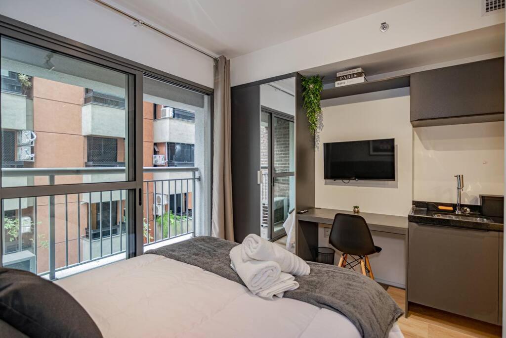 Studio Adaptado Em Moema Apartamento *